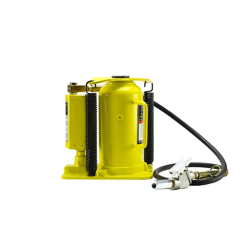 Yellow Jackit 20 Ton Air/Manual Bottle Jack (Welded Base) - Image 3