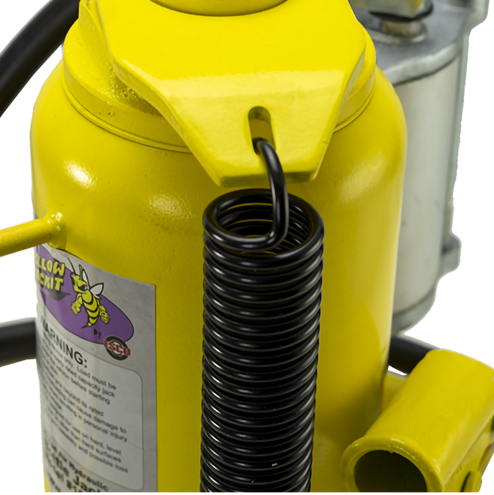 Yellow Jackit 20 Ton Air/Manual Bottle Jack (Screw On Base) - Image 3