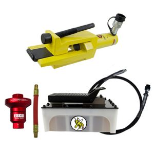 Giant Tire Bead Breaker Kit [Yellow Jackit 5 Qt. Pump]