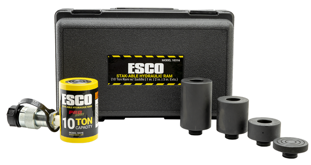 ESCO Launches New Stak-Able 10 Ton Ram Kit (Model 10316) | ESCO