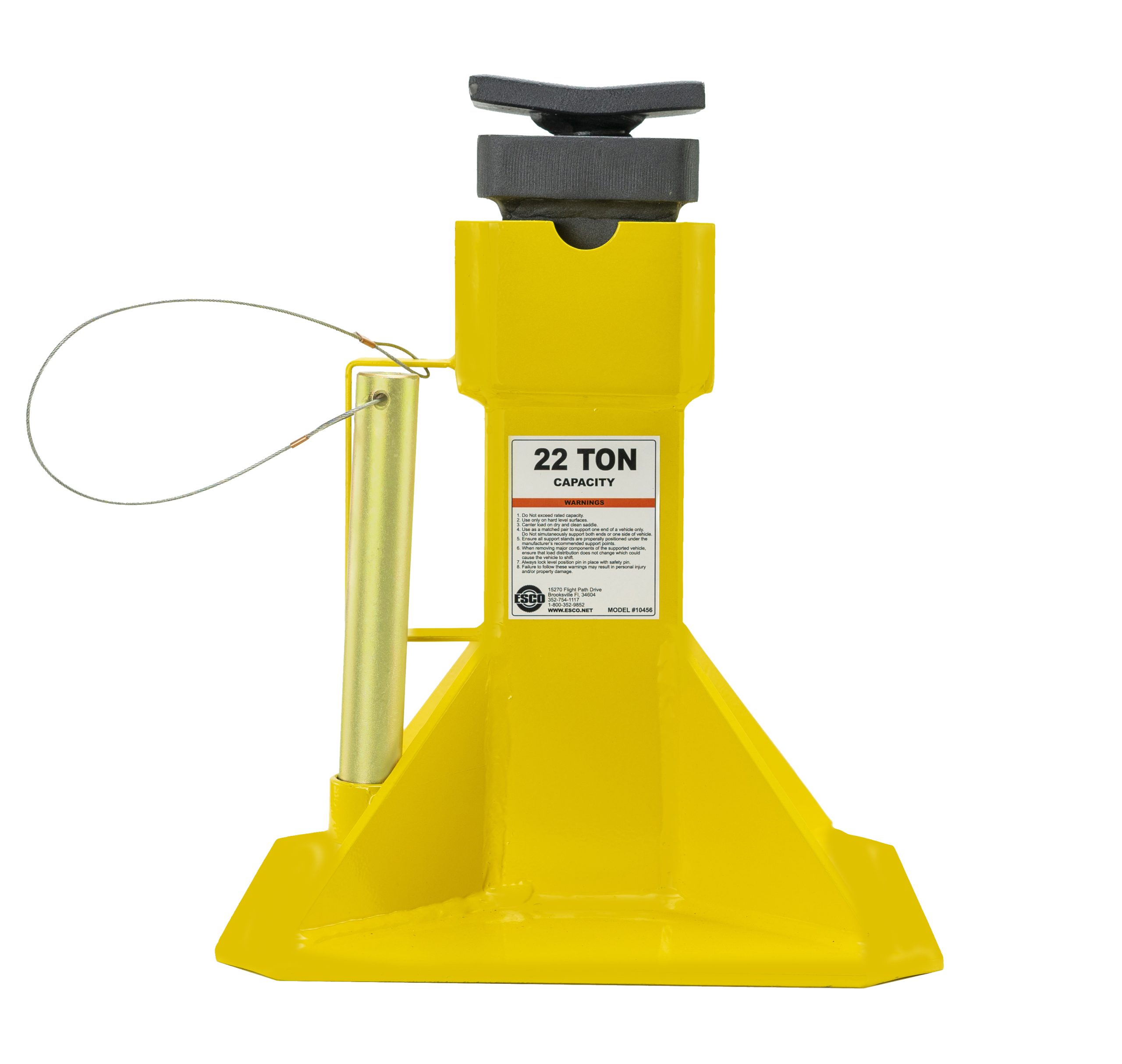 22 Ton Jack Stands with Adjustable Screw Top Saddle (Pair) - Image 4