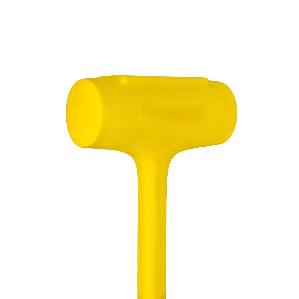 10.5 lbs. x 30 in. Polyurethane Dead Blow Hammer – 3-1/4” Diameter Face ...