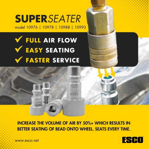 Super-Seater Bead Seating Valve: Standard Bore, 3/8 in. Coupler