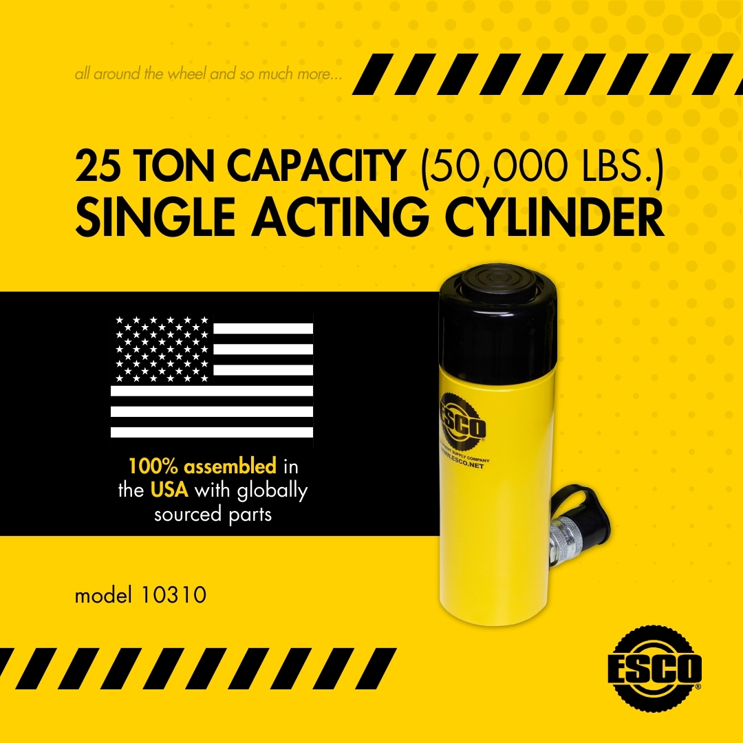 ESCO Pro-Series 25 Ton Single Acting Ram; 6.25 inch Stroke - Image 2