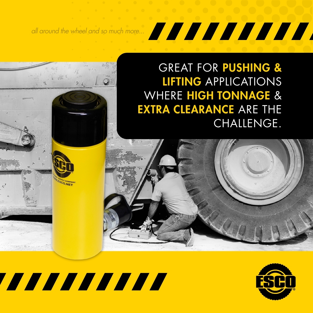 10 Ton Capacity Hydraulic Ram - Single Acting Cylinder - 2 in. Stroke - Image 3