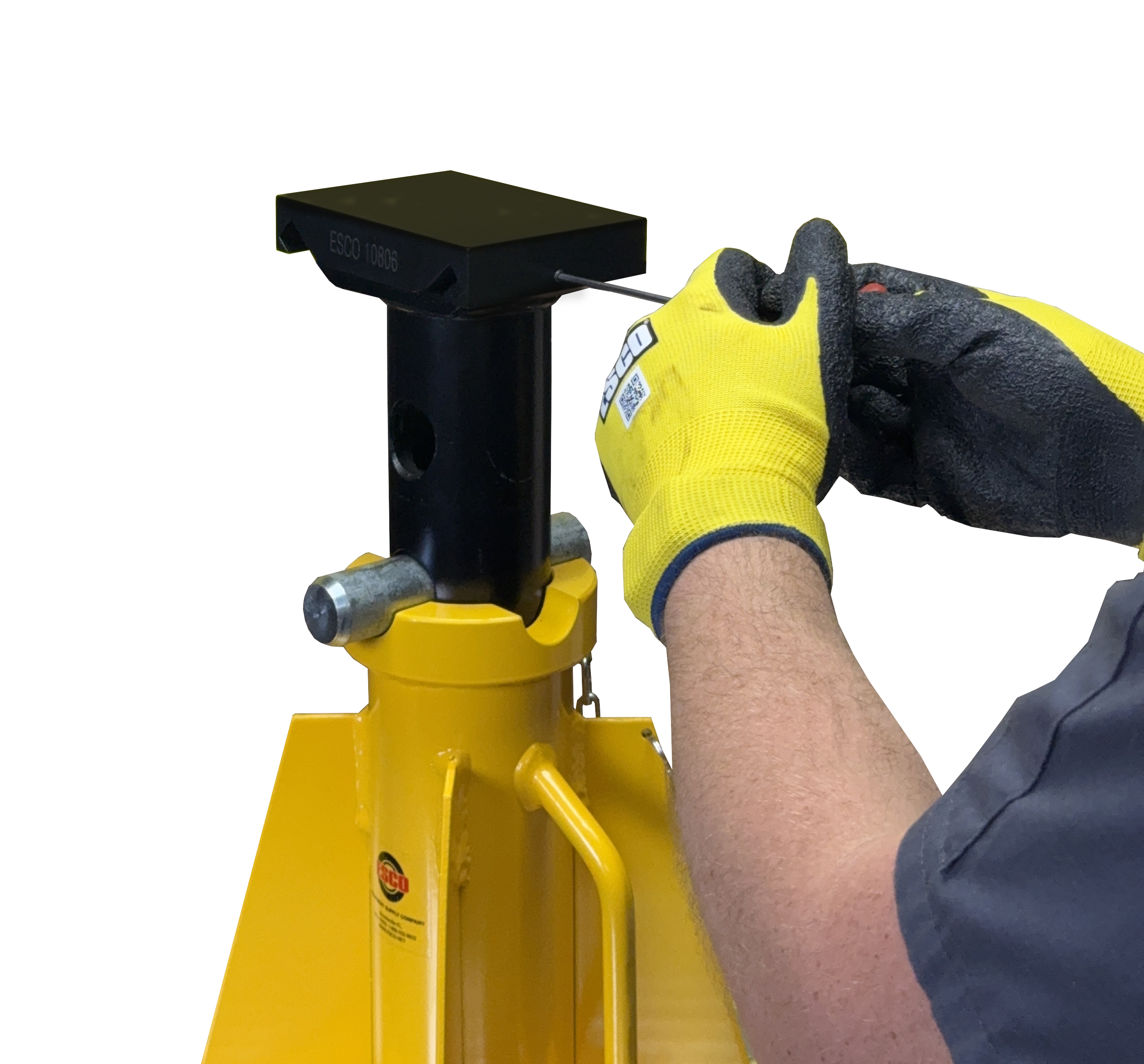 Flat Top Adapter - for 20 & 25 Ton Tall Style ESCO Jack Stands - Image 8
